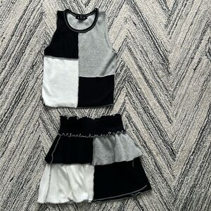 Flowers By Zoe FBZ Little Girls Size 6 (small) Tank and Skirt Set